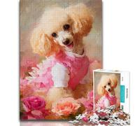 Teddy Puppy 1000 Piece Jigsaw Puzzle for Adults And Teenagers,Educational Games Home Decoration Deal As Gifts for The Whole Family (38x26cm)