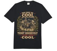Teddy Roosevelt Riding Moose History Comfort Colors Adult Heavyweight T-Shirt