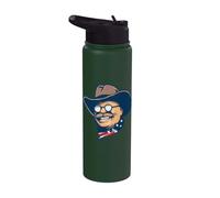 Teddy Roosevelt Rough Rider American National Parks Retro Stainless Steel Insulated Water Bottle
