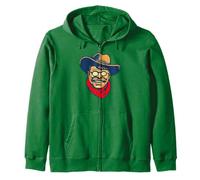 Teddy Roosevelt Rough Rider American National Parks Retro Zip Hoodie