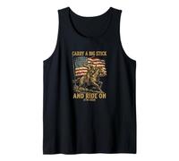Teddy Roosevelt Rough Rider: Carry A Big Stick 1776-2026 Tank Top