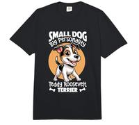 Teddy Roosevelt Terrier Comfort Colors Adult Heavyweight T-Shirt
