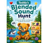 Teddy’s Blended Sound Hunt: A Fun Search and Find Adventure for Beginning Readers Ages 4-7 (Reading Hugs)