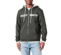 Teddy Smith Men's Giclass Hz Pullover, Deep Khaki, XXL