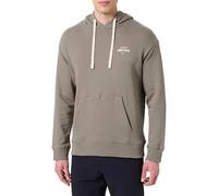 Teddy Smith Men's S-erol Hoody Hooded Sweatshirt, Faded Khaki, M