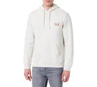 Teddy Smith Men's Small-edis Hoody Hooded Sweatshirt, White Ivory China, M