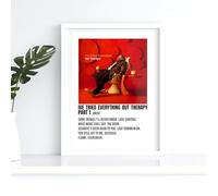 Teddy Swim Part 1 White tracklist Retro Album Music A3 Wall Art Print - Unframed Poster Concert Festival Glossy Artwork Unique Home Décor Gift Bedroom Mancave