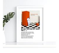 Teddy Swim Part 2 White tracklist Retro Album Music A3 Wall Art Print - Unframed Poster Concert Festival Glossy Artwork Unique Home Décor Gift Bedroom Mancave