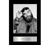 Teddy Swims Pre Printed Signature Signed Mounted Photo Display #1 Printed Autograph Picture 10x8 Inch Mount