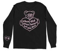 Teddy Swims When Did Your Heart Let Me Go Longsleeve T-Shirt, Black, 3X-Large