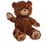 Teddy Tastic - Charlie Chestnut Brown Bear 16" (40cm) Soft Plush Teddy Bear | Stuff your Own | Wishing Heart, Bag of Fluff & Birth Certificate Included (Bear)
