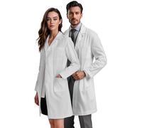 Teddy Uniforms Clinical Lab Coat for Men & Women, Unisex, Multiple Pockets, Regular Fit, Stud Closing, 40" Length