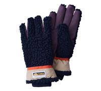 Teddy Wool Gloves Navy blue XS