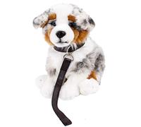 Teddys Rothenburg Cuddly Toy Australian Shepherd Sitting Grey / White / Brown 26 cm Plush Dog
