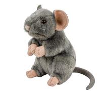 Teddys Rothenburg Cuddly Toy Mouse / Rat Upright Standing Grey 17 cm
