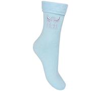 TeddyT's Angel Number 1111 Embroidered Pastel Blue Bed Socks Gift
