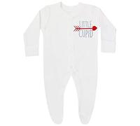 TeddyT's Baby Valentine's Day Little Cupid White Sleepsuit (6-12 Months)