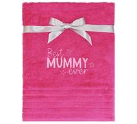 TeddyT's Best Mummy Ever Luxury Pink Bath Towel Gift