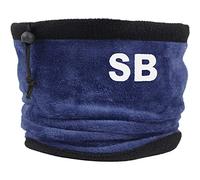 TeddyTs Boy's Personalised Fleece Sports Snood with Adjustable Toggle (Arctic White Embroidery)