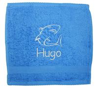 TeddyT's Boy's Personalised Party Shark Face Cloth (Royal, 1)