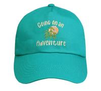 TeddyT's Children's Adventure Embroidered Forest Design Baseball Cap Sun Hat (Cotton, Teal)