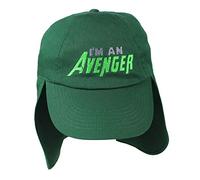 TeddyTs I Am an Avenger Superhero Legionnaires Sun Hat (Bottle Green)