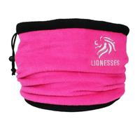 TeddyT's Ladies England Lionesses Embroidered Thermal Fleece Snood with Adjustable Toggle (Pink)