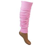 TeddyTs Ladies & Girls Super Soft Chunky Knit Thermal Baby Pink Ankle Warmers