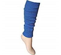 TeddyT's Ladies & Girls Super Soft Chunky Knit Thermal Winter Ankle Warmers (Air Force Blue)