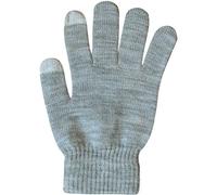 TeddyT's Ladies Super Soft Knitted Touch Screen Smart Phone Winter Gloves (Grey)