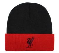 TeddyT's Men's Liver Bird Design Black & Red Thermal Knitted Beanie Hat