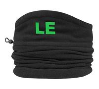 TeddyTs Men's Personalised Heat Machine Black Thermal Fleece Sports Snood with Adjustable Toggle (Green Embroidery)