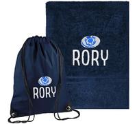 TeddyT's Personalised Boy's and Girl's Rugby Swimming Bath Towel & Drawstring Bag Set (Scotland)