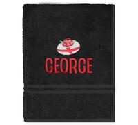 TeddyT's Personalised Boy's and Girl's Rugby Swimming Bath Towel (England)