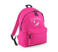 TeddyT's Personalised Nursery Back Pack with Bumble Bee & Daisy Flower (Fuchsia Pink)