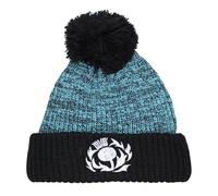 TeddyT's Scottish Thistle Scotland Children's Fleece Lined Embroidered Electric Blue Bobble Hat (4-8 Years)