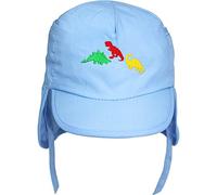 TeddyTs Sky Blue Dinosaur Legionnaire Sun Hat (3-6 Months (46cm))
