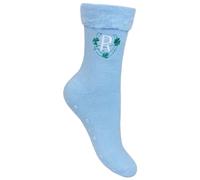 TeddyT's Women's Personalised Initial Lucky Horse Shoe Shamrock Bed Socks Gift