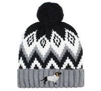TeddyT's Women's Sausage Dog Dachshund Nordic Luxury Bobble Hat