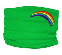TeddyTs Women's Super Soft Fine Knit Rainbow Snood Scarf (Green)
