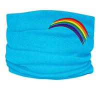 TeddyTs Women's Super Soft Fine Knit Rainbow Snood Scarf (Turquoise)
