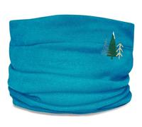TeddyT's Women's Super Soft Fine Knit Scandi Trees Snood Scarf (Turquoise)