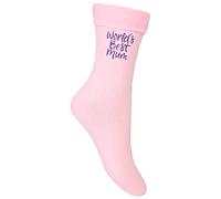 TeddyT's World's Best Mum Pink Bed Socks Gift Pink Bed Socks