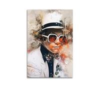 TeDe 666 Elton-John Poster Art Living Room Bedroom Posters Painting Decorative Painting Print Canvas Wall 08x12inch(20x30cm) Unframe-style-2