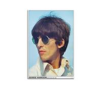 TeDe George Harrison 1966 Art Living Room Bedroom Posters Painting Decorative Painting Print Canvas Wall 08x12inch(20x30cm) Unframe-style
