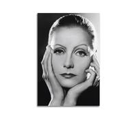TeDe Greta Garbo Nostalgic Vintage Collection Art Living Room Bedroom Posters Painting Decorative Painting Print Canvas Wall 08x12inch(20x30cm) Unframe-style