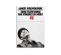 TeDe Jack Nicholson in One Flew Over The Cuckoo's Nest (1975) Decorative Painting Print Canvas Wall Art Living Room Bedroom Posters Painting 08x12inch(20x30cm) Unframe-style-3