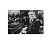 TeDe Jazz Musik Dave Brubeck Decorative Painting Print Canvas Wall Art Living Room Bedroom Posters Painting 12x18inch(30x45cm) Unframe-style