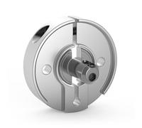 tedee Gerda Adaptor for Existing Cylinder, Accessories for Smart Door Lock from tedee, for Mounting on Your Own Lock Cylinder and Key in Silver