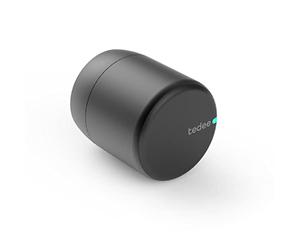 tedee Lock Smart Door Lock | Easy to Retrofit | Control via Bluetooth, Remote Access Management via App | Battery Operated | iPhone & Android | HomeKit Compatible | Smart Home | Black